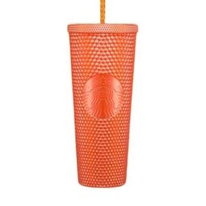 NEW Starbucks Studded Tumbler Orange Halloween